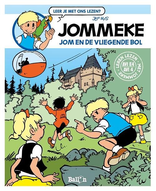 Foto van Jom en de vliegende bol - jenny hillen - hardcover (9789463079822)