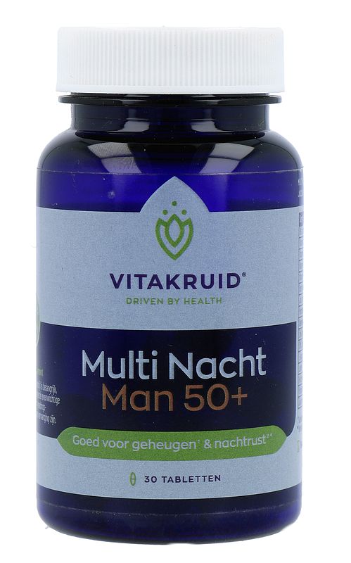 Foto van Vitakruid multi nacht man 50+ tabletten