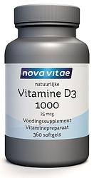 Foto van Nova vitae vitamine d3 1000ie softgels
