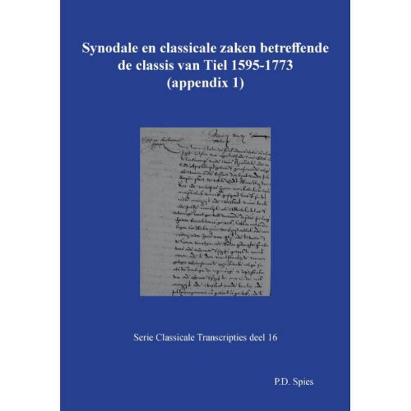 Foto van Synodale en classicale zaken betreffende de