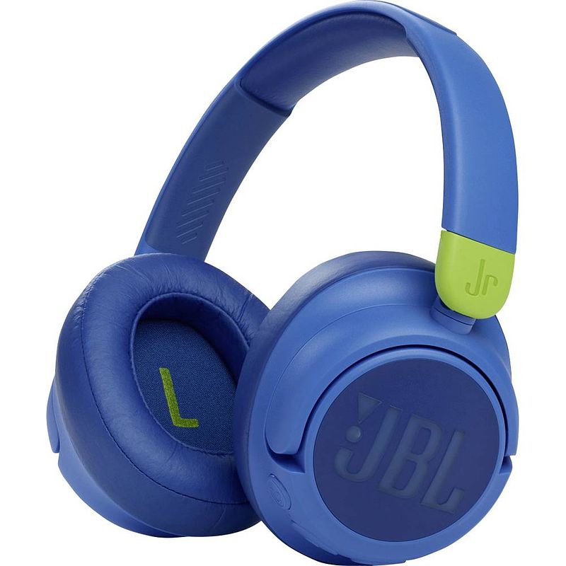 Foto van Jbl draadloze kinderkoptelefoon jr460ncblu (blauw)