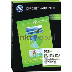 Foto van Hp 935xl office value pack kleur cartridge