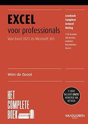 Foto van Excel voor professionals, 5e editie - wim de groot - paperback (9789463563017)