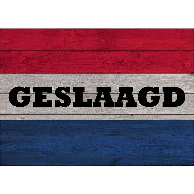 Foto van Vintage geslaagd / afgestudeerd poster 84 x 59 cm - feestposters