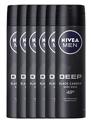 Foto van Nivea men deep deodorant spray voordeelverpakking