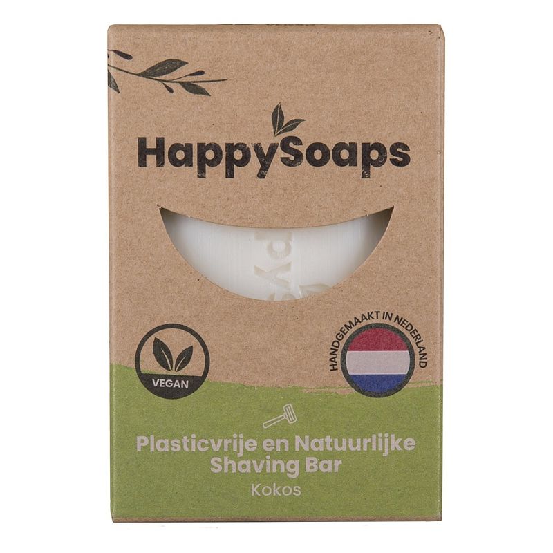 Foto van Happysoaps kokos shavingbar