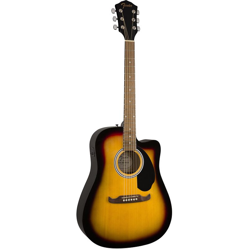 Foto van Fender fa-125ce dreadnought sunburst elektrisch-akoestische westerngitaar