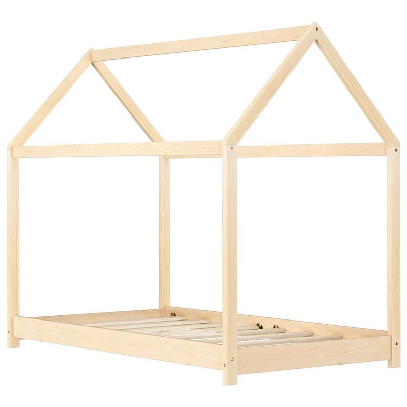 Foto van The living store bedframe boomhut - massief grenenhout - 70 x 140 cm - stevig en duurzaam