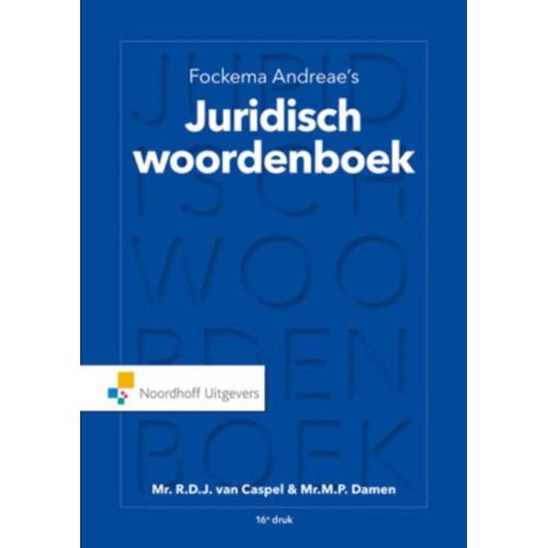 Foto van Fockema andreae's juridisch woordenboek