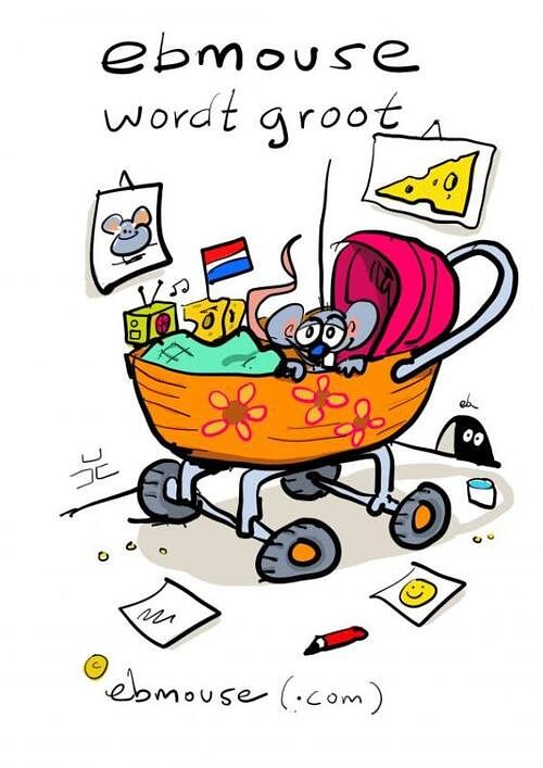 Foto van Ebmouse wordt groot... - edwin bosch - paperback (9789464652727)