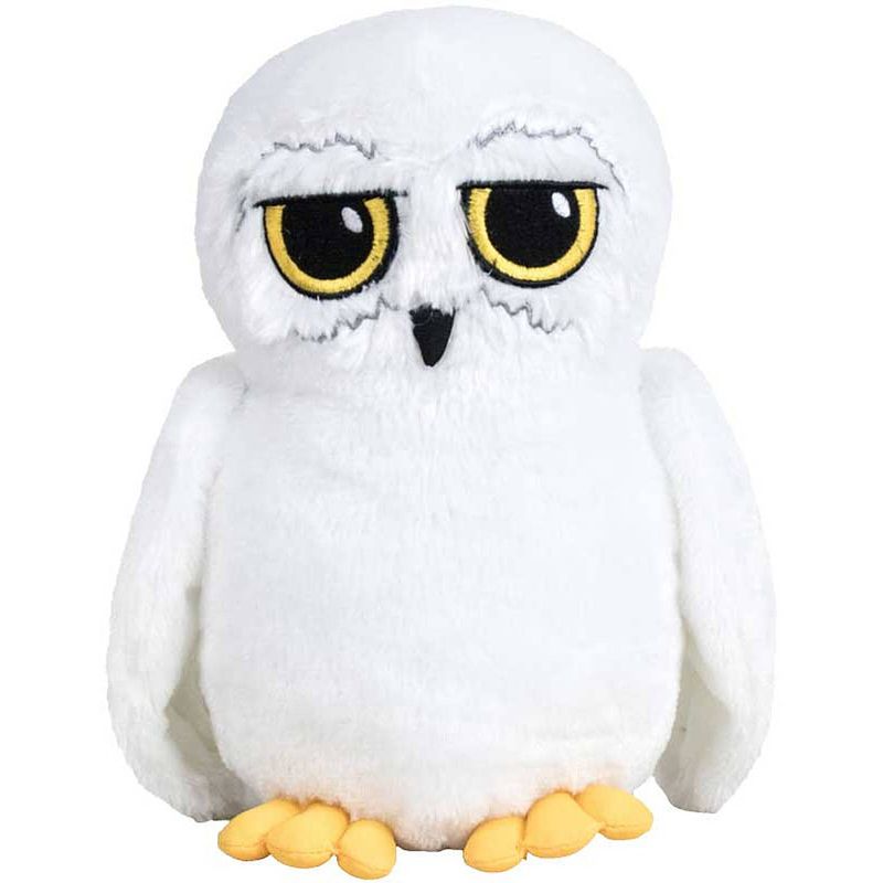 Foto van Pluche knuffel vogel witte sneeuwuil hedwig 20 cm - vogel knuffels