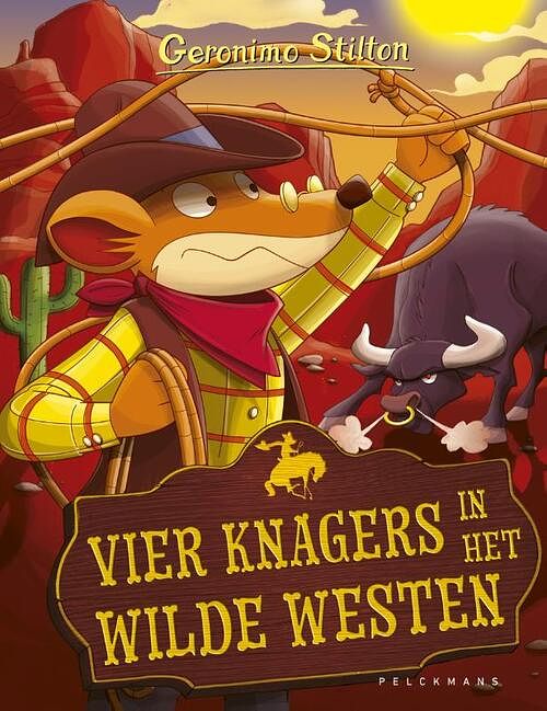 Foto van Vier knagers in het wilde westen - geronimo stilton - hardcover (9789463105613)