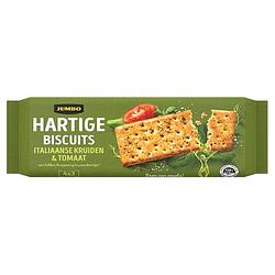 Foto van Jumbo hartige biscuits italiaanse kruiden & tomaat 4 x 41, 4g