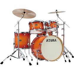 Foto van Tama cl50r+h-tlb superstar classic tangerine lacquer burst 5d. drumstel met hardwarepakket