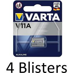 Foto van 4 stuks (4 blisters a 1 st) varta v11a wegwerpbatterij alkaline