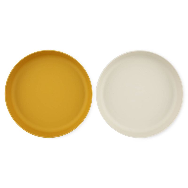 Foto van Trixie pla bord 2-pack - mustard