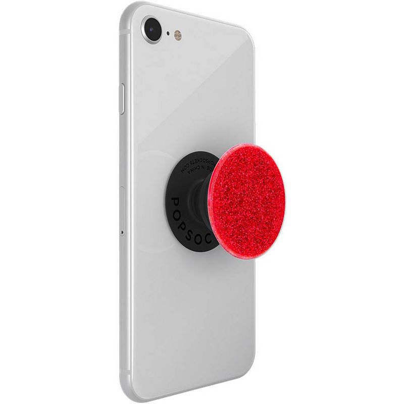 Foto van Popsockets glitter red smartphone-standaard rood, glittereffect