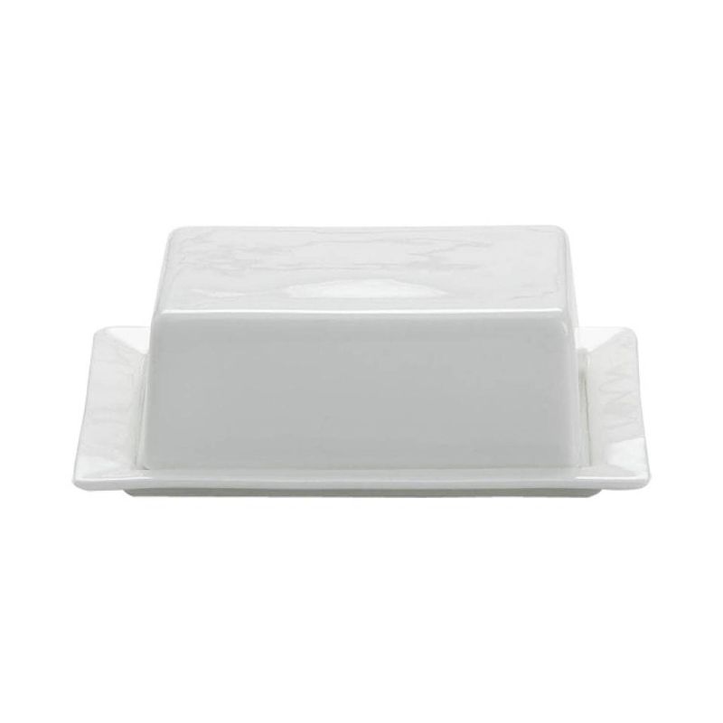 Foto van Maxwell and williams white basics botervloot - 16 x 13 cm