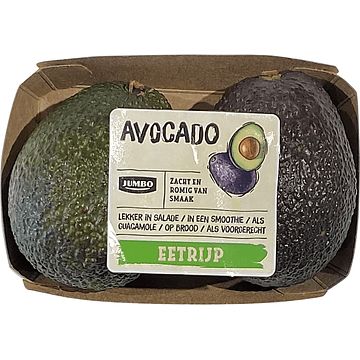 Foto van 2 voor € 4,00 | jumbo avocado 2 stuks aanbieding bij jumbo