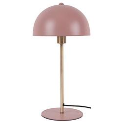 Foto van Leitmotiv tafellamp bonnet 20 x 39 cm staal roze/goud