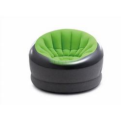 Foto van Intex opblaasbare loungestoel 112 cm vinyl grijs/groen