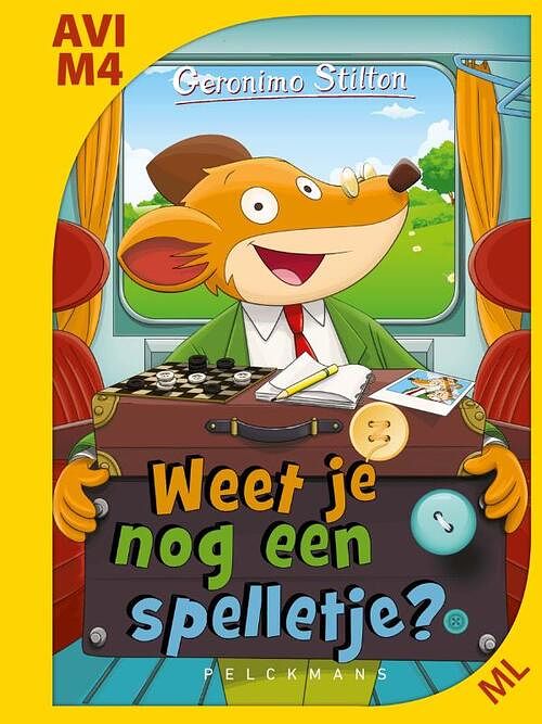 Foto van Geronimo stilton - weet je nog een spelletje? (avi m4) - geronimo stilton - hardcover (9789464291926)