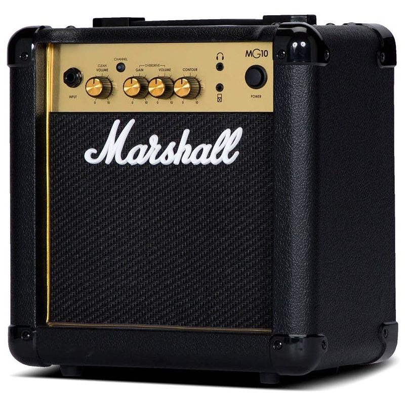 Foto van Marshall mg10 10 watt 1x 6.5 transistor gitaarversterker combo