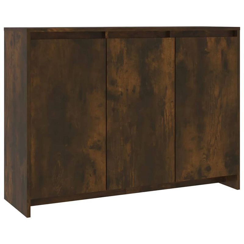 Foto van Vidaxl dressoir 102x33x75 cm spaanplaat gerookt eikenkleurig