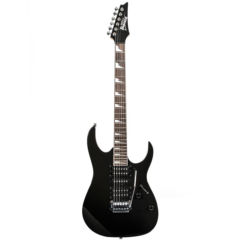 Foto van Ibanez grg170dx-bkn gio rg elektrische gitaar zwart