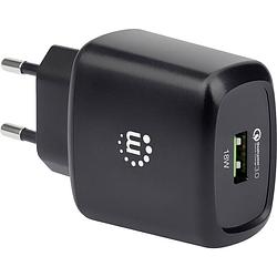 Foto van Manhattan 102384 102384 usb-oplader thuis uitgangsstroom (max.) 3 a 1 x usb 3.2 gen 1 bus a (usb 3.0) qualcomm quick charge 3.0