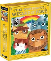 Foto van The wonderful wizard of pawz bookish cats puzzle (100 piece) - puzzel;puzzel (9780735364974)