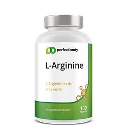 Foto van Perfectbody l-arginine capsules - 100 capsules