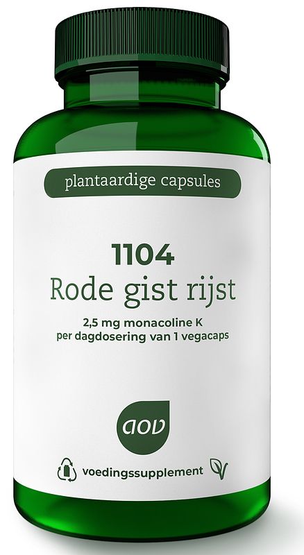 Foto van Aov 1104 rode gist rijst extract vegacaps