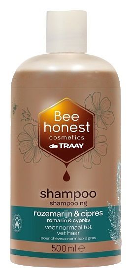 Foto van Bee honest shampoo rozemarijn & cipres