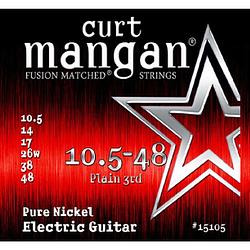 Foto van Curt mangan pure nickel 10.5-48 snarenset voor elektrische gitaar