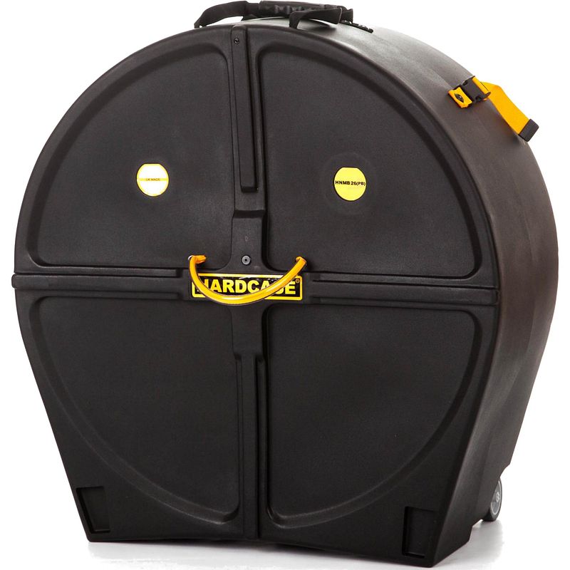 Foto van Hardcase hnmb26pb koffer voor 26 x 16/18 inch pipe band bassdrum