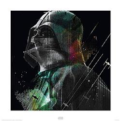 Foto van Pyramid star wars rogue one darth vader lines kunstdruk 40x40cm