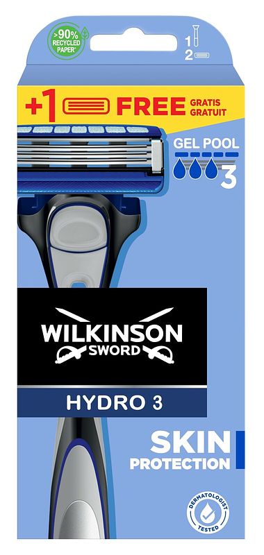 Foto van Wilkinson sword hydro 3 scheerapparaat skin protection