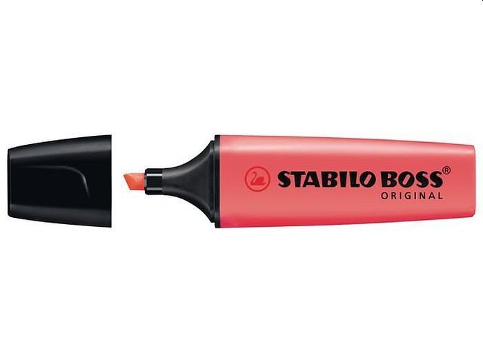 Foto van Stabilo boss original rood