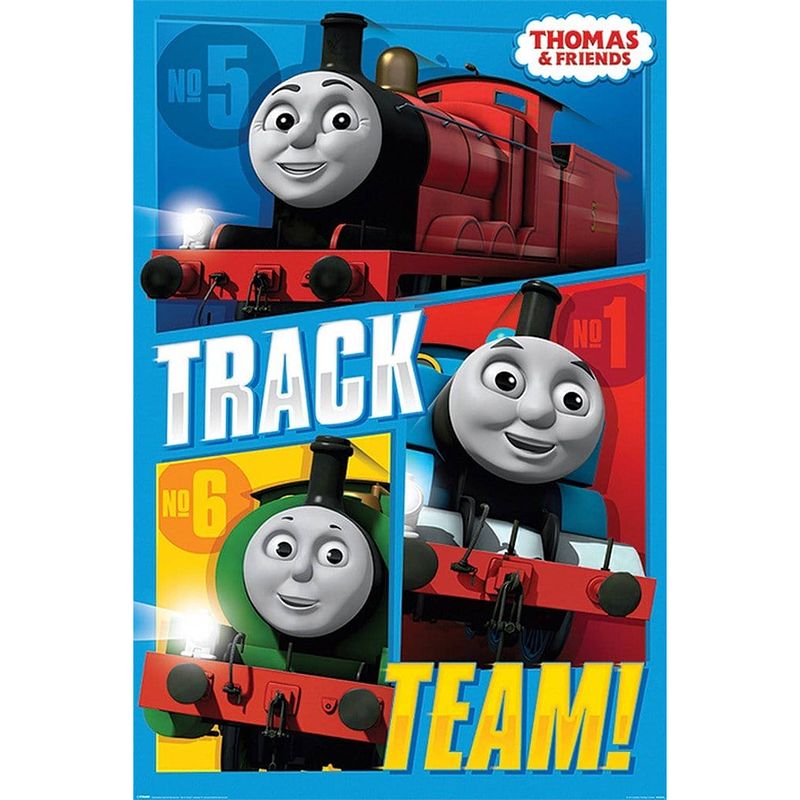 Foto van Pyramid thomas and friends track team poster 61x91,5cm