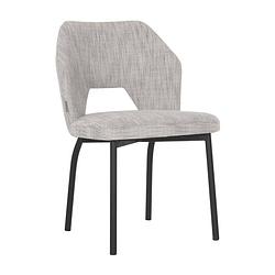 Foto van Must living side chair bloom,82x54x57 cm, polaris light grey