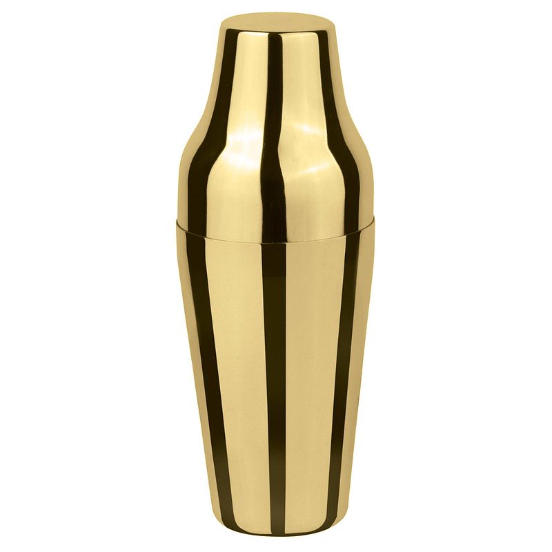 Foto van Paderno cocktailshaker bar goud 700 ml