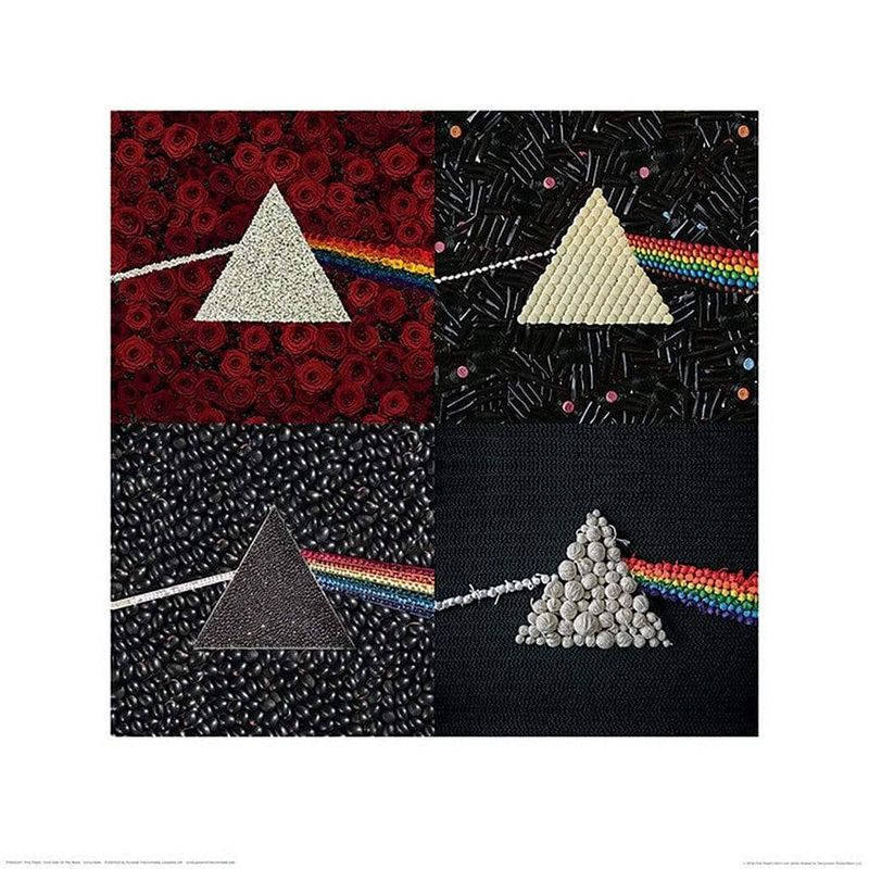 Foto van Pyramid pink floyd dark side of the moon collections kunstdruk 40x40cm