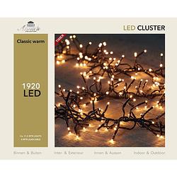 Foto van Led classic cluster lights 1920l/11.5m - 4m aanloopsnoer zwart - bi-bui trafo anna's collection