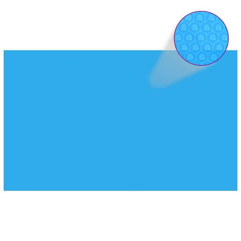 Foto van Vidaxl zwembadhoes rechthoekig 1000x600 cm pe blauw