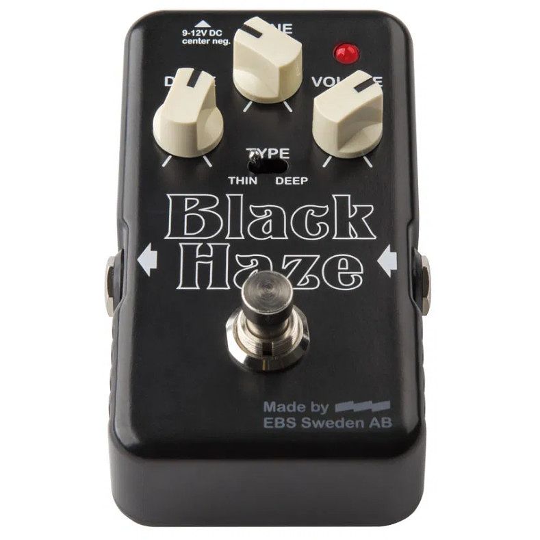 Foto van Ebs black haze overdrive / distortion effectpedaal