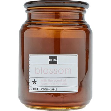 Foto van Hema geurkaars in glas blossom 14 x ø 10cm bij jumbo