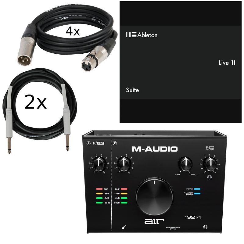 Foto van M-audio air 192|4 studiobundel met ableton live 11 suite upgr van lite