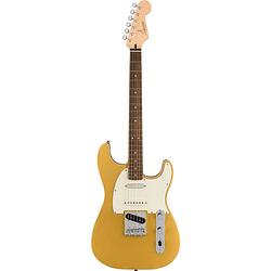 Foto van Squier paranormal custom nashville stratocaster il aztec gold elektrische gitaar