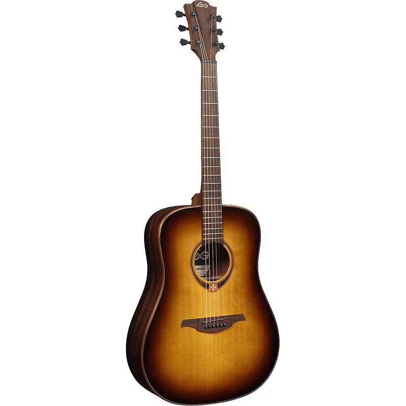 Foto van Lag guitars tramontane 118 t118d-brs brown shadow akoestische westerngitaar